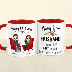 Personalized Gifts For Couple Coffee Mug Christmas 02ACDT300924HH - Coffee Mug - GoDuckee