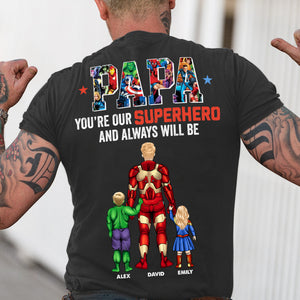 Gift For Father's Day Personalized Family Dad Papa Shirt 062NAHN040523TM - Shirts - GoDuckee