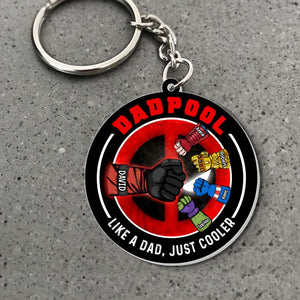 Dad Like A Dad Just Cooler 03qhqn290523ha Personalized Keychain QNFBK - Keychains - GoDuckee