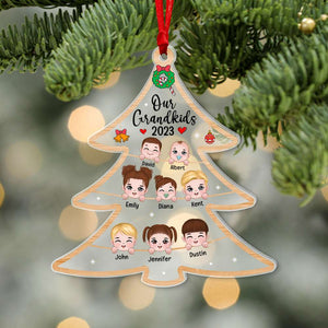 Grandma Our Grandkids 05naqn250723hh Personalized Ornament - Ornament - GoDuckee