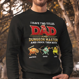 I Have Two Titles And I Rock Them Both-01natn300523 Personalized Shirt - Shirts - GoDuckee