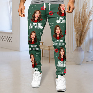 Custom Photo Gifts For Husband, Boyfriend Valentine Sweatpant 01ACQN251224 - Shorts and Pants - GoDuckee