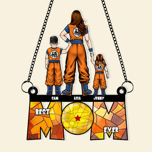 Personalized Gifts For Mom Suncatcher Window Hanging Ornament 03OHMH240424HH Mother's Day - Ornaments - GoDuckee