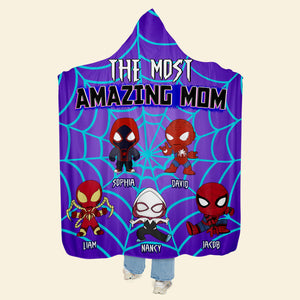 Personalized Gifts For Mom Wearable Blanket The Most Amazing Mom 02TOPU130324 - Blankets - GoDuckee