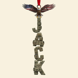 Veteran Alphabet Acrylic Ornament, Personalized Gifts For Christmas 01tgta271025 - Ornament - GoDuckee