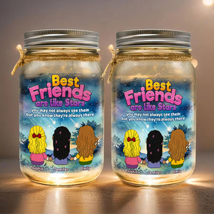 Personalized Gifts For Friend Mason Jar Light 01KADT080125HG - Drink Jar - GoDuckee