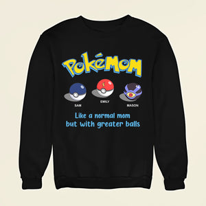 Personalized Gifts For Mom Shirt Like A Normal Mom But With Greater Balls 02OHMH190224 - 2D Shirts - GoDuckee