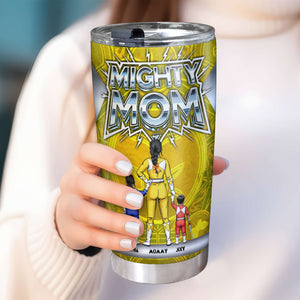 Personalized Gifts For Mighty Mom Tumbler 02TGLU210325HH - Tumbler Cup - GoDuckee