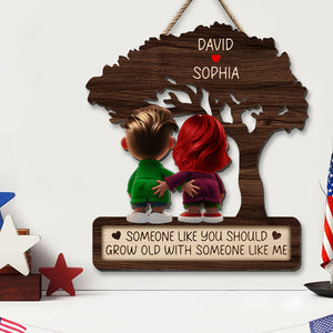 Personalized Gifts For Couple Wood Sign 04ohqn171224 - Wood Sign - GoDuckee