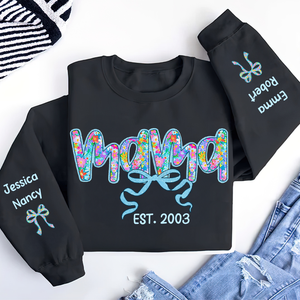 Personalized Gifts For Mom 3D Shirt Mama Flower Bow 03kapu250325 - AOP Products - GoDuckee