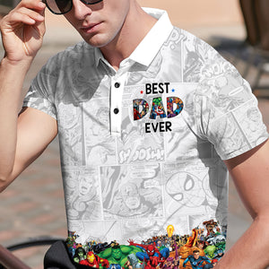 Personalized Gifts For Dad 3D Polo Shirt 01qhqn070524pa Father's Day Gift - 3D Shirts - GoDuckee