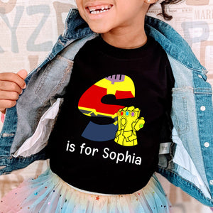 Kid Special Letter Personalized Shirt 05acqn130623 - Gift For Children - Shirts - GoDuckee