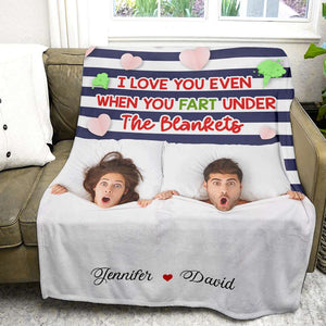 Personalized Gift For Couple Blanket I Love You - Blankets - GoDuckee