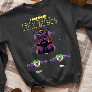 Galactic Dad Personalized T-shirt, Hoodie, Sweatshirt-05QHHN260423 - Shirts - GoDuckee