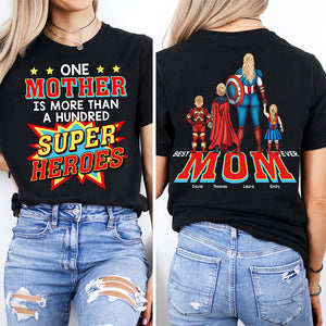 Super Mom Shirt Personalized Gifts For Mom 011TOQN180325PA-Homacus