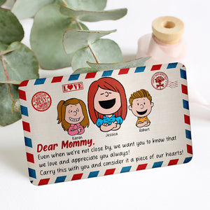 Personalized Gifts For Mom Aluminum Wallet Card 03kaqn150125hh Letter To Mom - Wallet Card - GoDuckee
