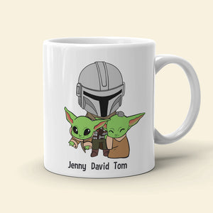 Best Dada Lorian Ever Gift 03QHTN120523 White Star Family Mug - Coffee Mug - GoDuckee