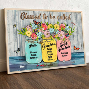Personalized Gifts For Grandma Canvas Print 02HUDT220324 Mother's Day - Canvas Print - GoDuckee