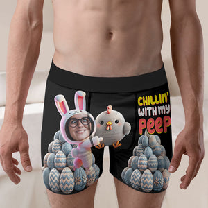 Custom Photo Gifts For Him Men's Boxer - Easter Edition 03TGQN210125 - Boxer Briefs - GoDuckee