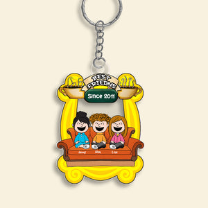 Personalized Gifts For Friends Keychain Best Friends 01OHMH270225HH - Keychains - GoDuckee