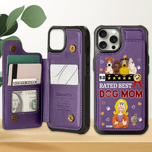 Personalized Gift For Dog Lover Leather Flip Wallet Phone Case 05XQMH200225PA - Phone Case - GoDuckee