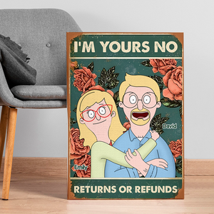 Personalized Gifts For Couple Canvas Poster Retro Style 02xqpu060225hg - Poster & Canvas - GoDuckee