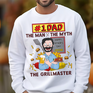 Personalized Gifts For Dad Shirt 01hupu170225hg The Grillmaster - Shirts - GoDuckee