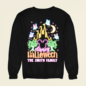 Personalized Gifts For Family Sweatshirt Neon Boo Halloween 01XQMH200824 - Shirts - GoDuckee