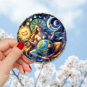 Personalized Gifts For Christmas Suncatcher Ornament Sun And Moon 47ACQN240824 - Ornament - GoDuckee
