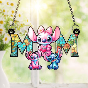 Personalized Gifts For Mom Window Hanging Suncatcher Ornament 02ohqn280225 - Ornament - GoDuckee