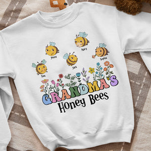 Grandma's Honey Bees, Personalized Shirt, Gift For Grandma, Gift For Birthday - Shirts - GoDuckee
