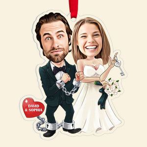 Wedding Couple Custom Photo Acrylic Ornament 01nadt151123 - Ornament - GoDuckee