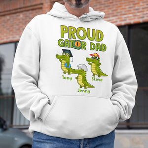 Proud Gator Dad Personalized Shirt, Gift For Dad - Shirts - GoDuckee