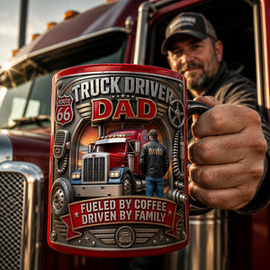 Truck Driver Dad Magic Mug - Personalized Father's Day Gifts 02TYLU060526 - Coffee Mug - GoDuckee