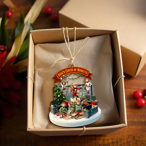 Funny Boss’s Circus Ornament – Personalized Gift For Office Workers 05NALU251025 - Ornament - GoDuckee