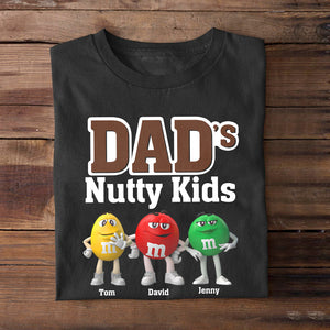 Dad's Nutty Kids Personalized Shirt 05DNTN010623 - Shirts - GoDuckee