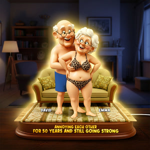 Annoying Each Other Couple Light Box - Personalized Gift For Couples 01NALU081225 - Light Box - GoDuckee