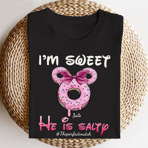 Couple Personalized Shirt T-shirt-04HUHN120423 - Shirts - GoDuckee