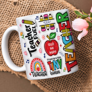 Personalized Gifts For Teacher Christmas Coffee Mug 07ACDT060924 - Coffee Mug - GoDuckee