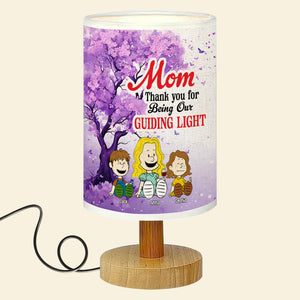 Personalized Gifts For Mom Table Lamp Thanks For Being My Guiding Light 04katn120425pa - Table Lamp - GoDuckee
