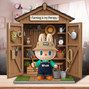 Cute Farmer Plaque - Personalized Gifts For Farmers 04ohlu280625 - Shaped Plaques - GoDuckee