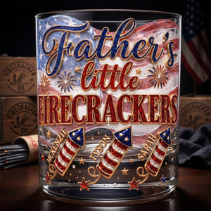 Firecrackers Drinking Glass - Personalized Gifts For Dads 02padt270526 - Glass - GoDuckee