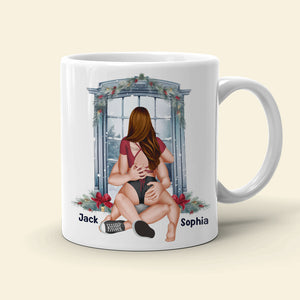 I Love Your Butt, Personalized Naughty Couple Coffee Mug, Couple Gift - Coffee Mug - GoDuckee