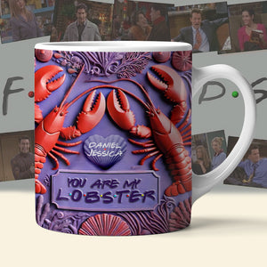 Personalized Gifts For Couple Mug, Lobster Couple 03QHLU101224 - Coffee Mug - GoDuckee