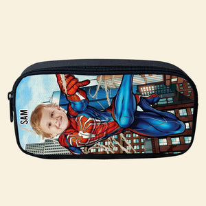 Personalized Gifts For Kid Pencil Case Custom Photo Face Funny 02XQMH150724 - Pencil Case - GoDuckee