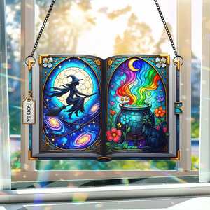 Witch suncatcher - Personalized Gifts For Witch Lover 03PGPU140725 - Ornament - GoDuckee