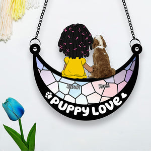 Personalized Gifts For Dog Lovers Suncatcher Ornament 03ohqn060125hg - Ornament - GoDuckee