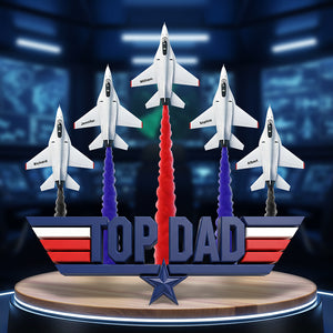 Top Dad Acrylic Plaque - Personalized Gifts For Dad 04ohqn280525 - Shaped Plaques - GoDuckee