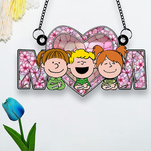 Personalized Gifts For Mom Suncatcher Ornament 05KADT150125HH - Ornament - GoDuckee