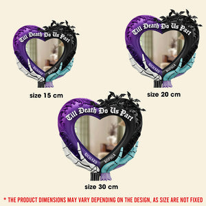 Spooky Couple Mirror - Personalized Gifts For Couple 03pgqn300725 - Mirror - GoDuckee